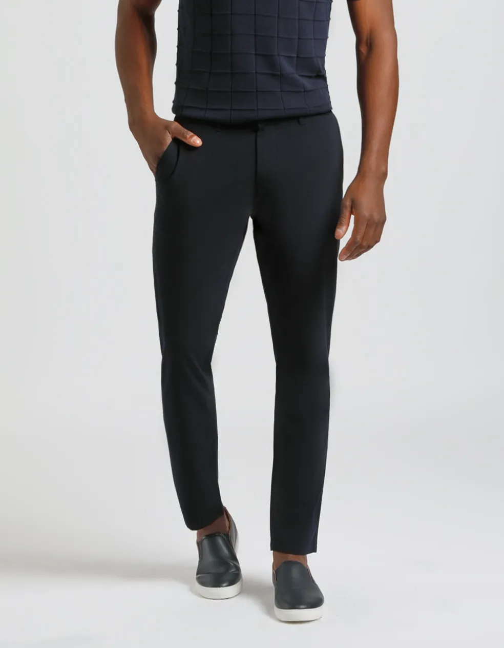 Pantaloni chino misto viscosa