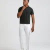 Pantaloni cinque tasche in cotone