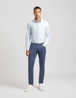 Pantaloni cinque tasche in cotone