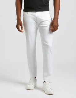 Pantaloni cinque tasche in cotone