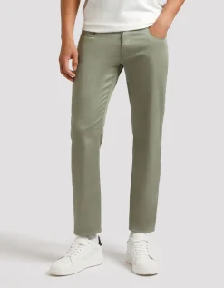 Pantaloni cinque tasche in cotone