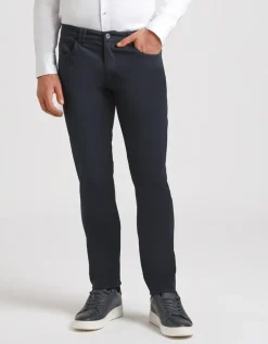 Pantaloni cinque tasche in cotone
