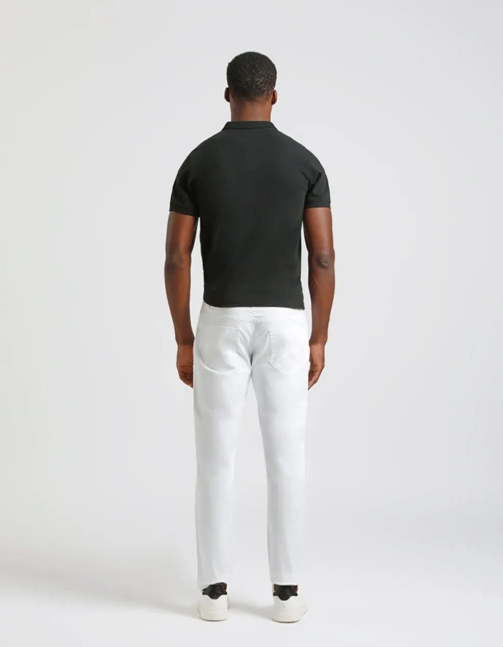 Pantaloni cinque tasche in cotone