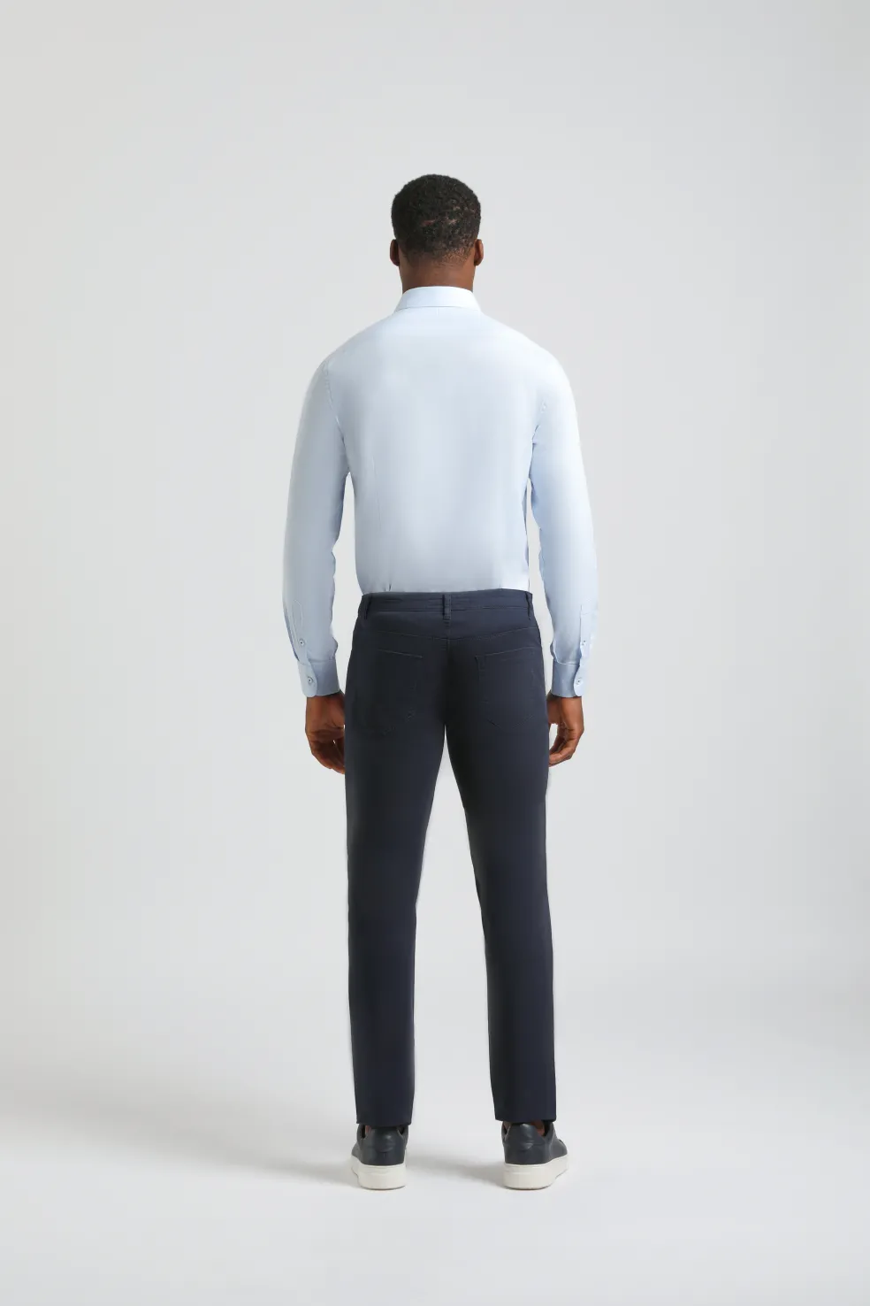 Pantaloni cinque tasche in cotone