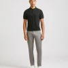 Pantaloni di cotone microfantasia