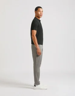 Pantaloni di cotone microfantasia