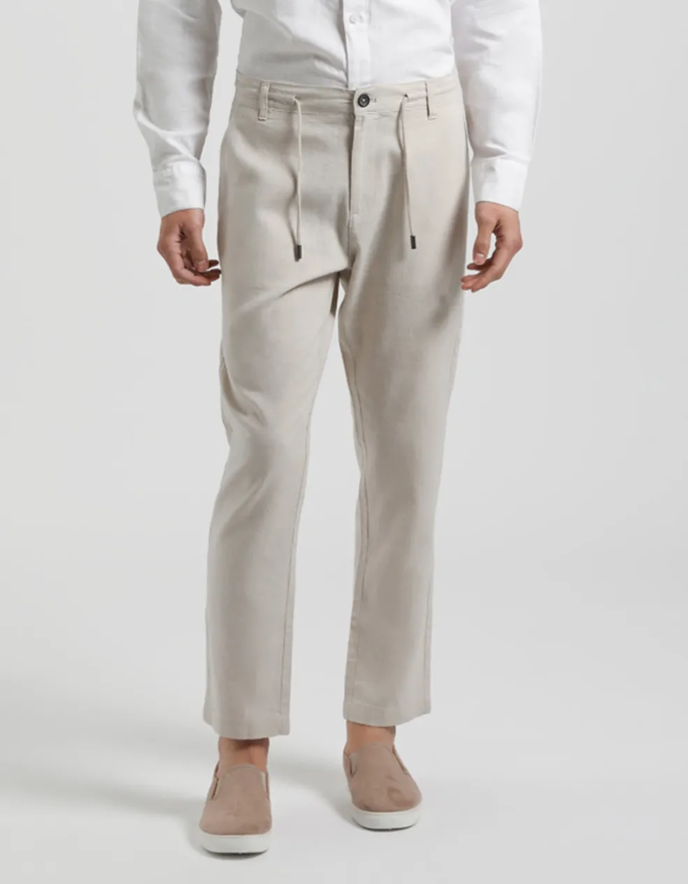 Pantaloni misto lino