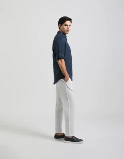 Pantaloni misto lino