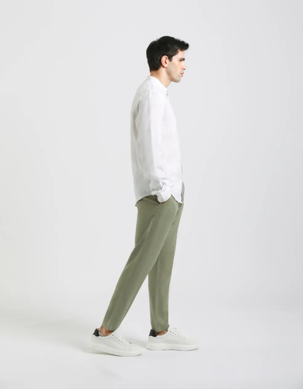 Pantaloni misto lino