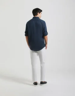 Pantaloni misto lino