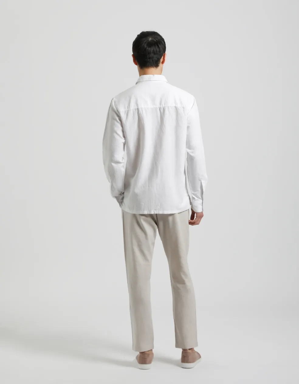 Pantaloni misto lino