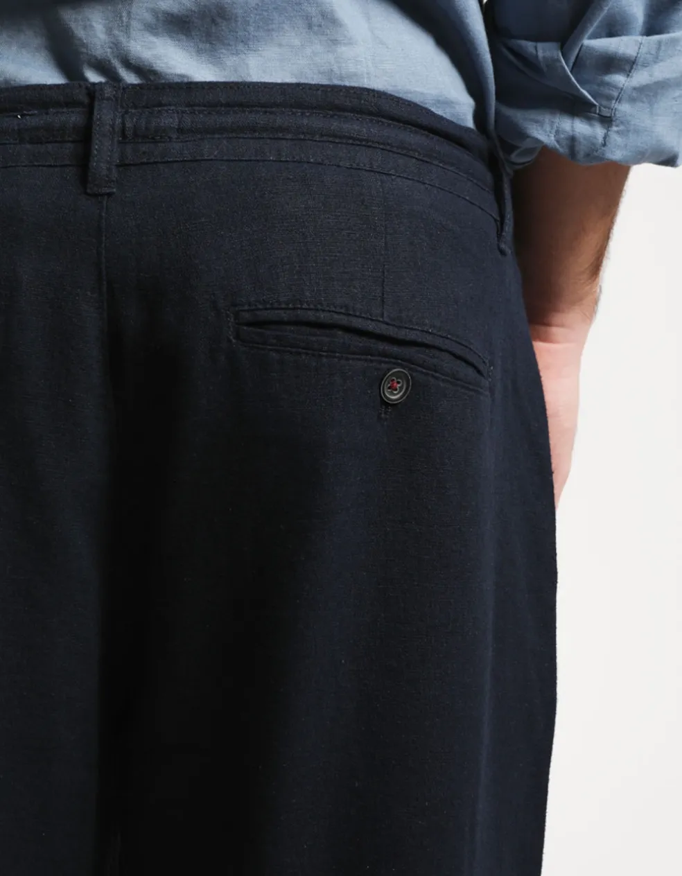 Pantaloni misto lino
