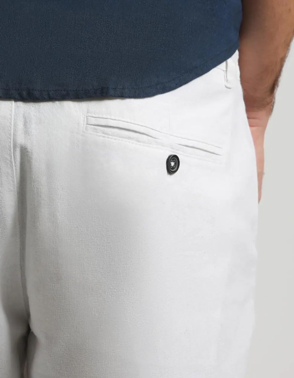 Pantaloni misto lino