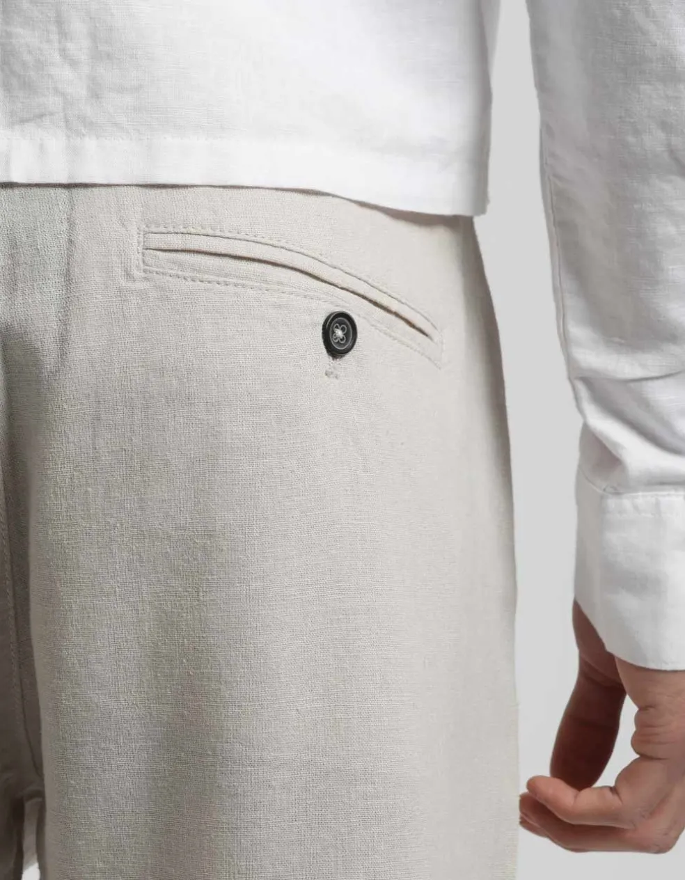 Pantaloni misto lino