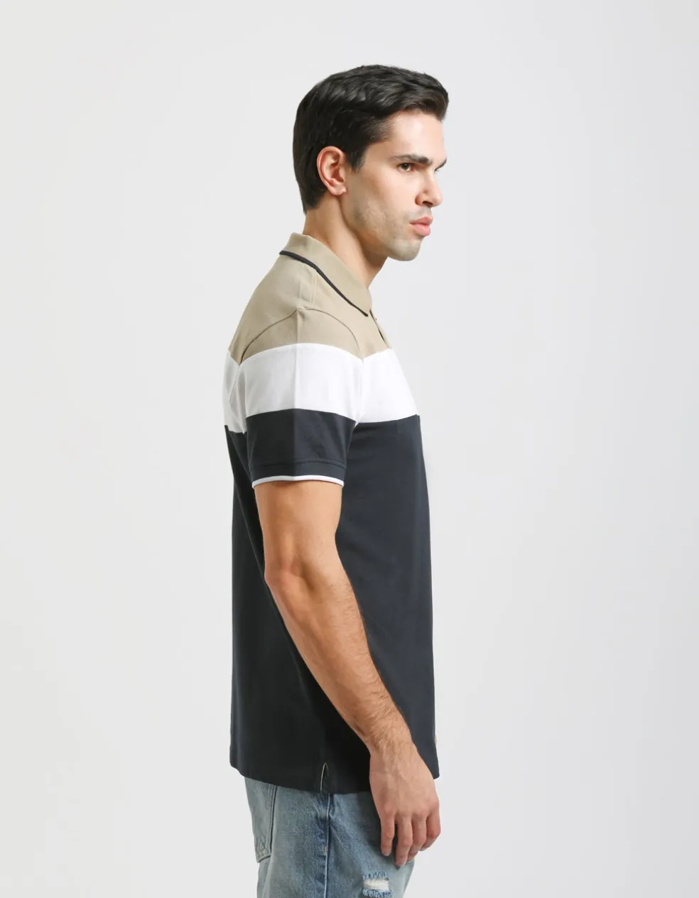 Polo colorblock