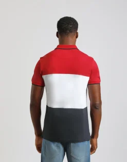 Polo colorblock