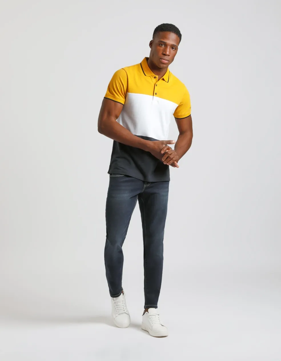 Polo colorblock