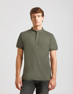Polo coreana 100% cotone
