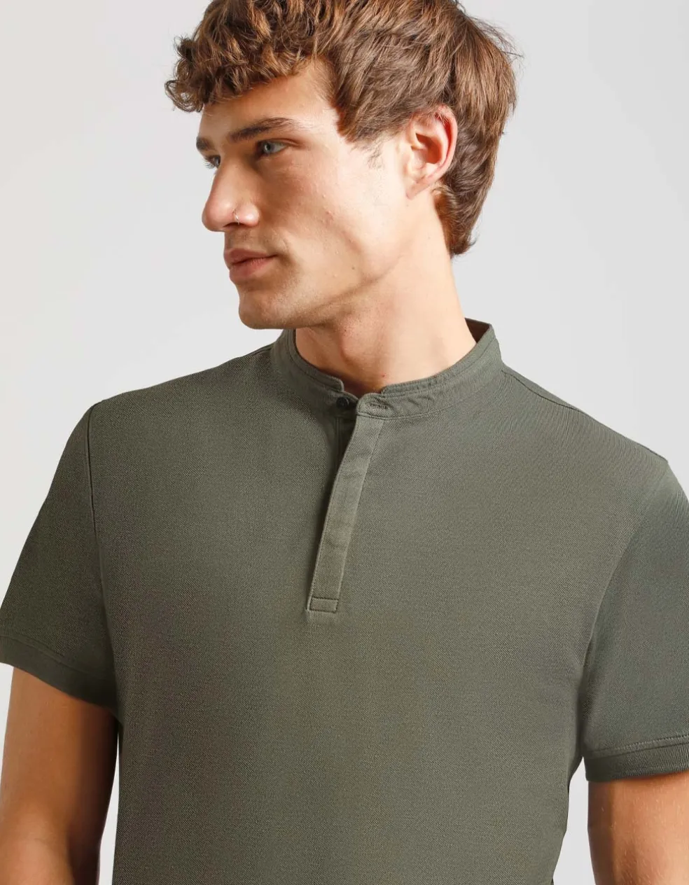 Polo coreana 100% cotone