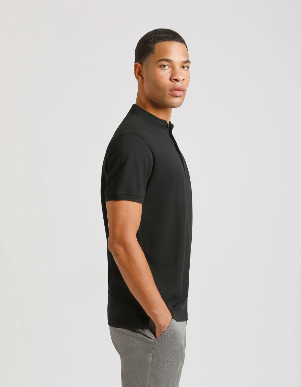 Polo coreana 100% cotone