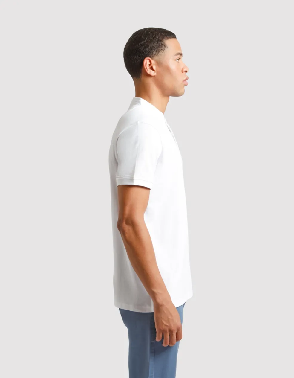 Polo coreana 100% cotone