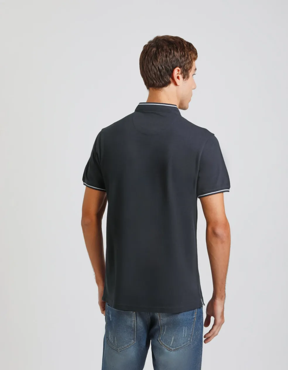 Polo coreana 100% cotone