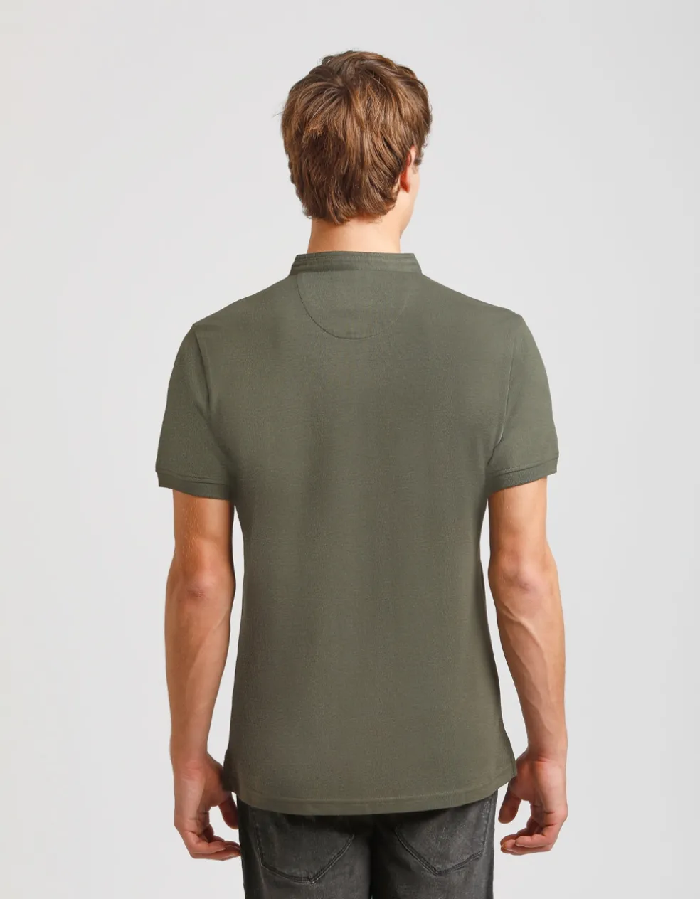 Polo coreana 100% cotone