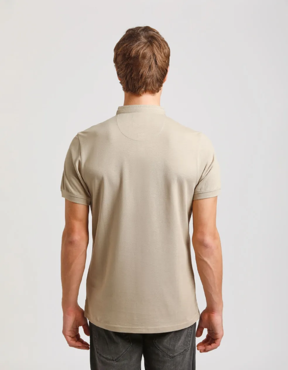 Polo coreana 100% cotone