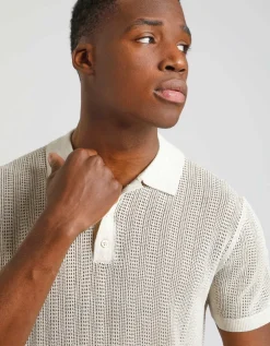 Polo in maglia forata