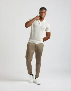 Polo in maglia forata