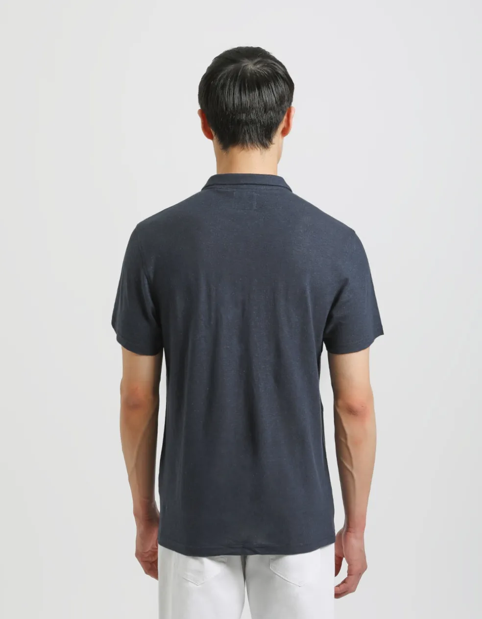 Polo misto lino