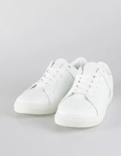 Sneakers effetto pelle