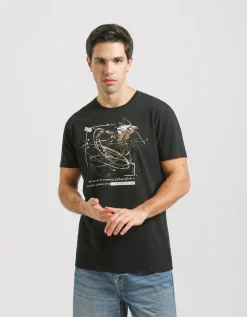 T-shirt 100% cotone con stampa
