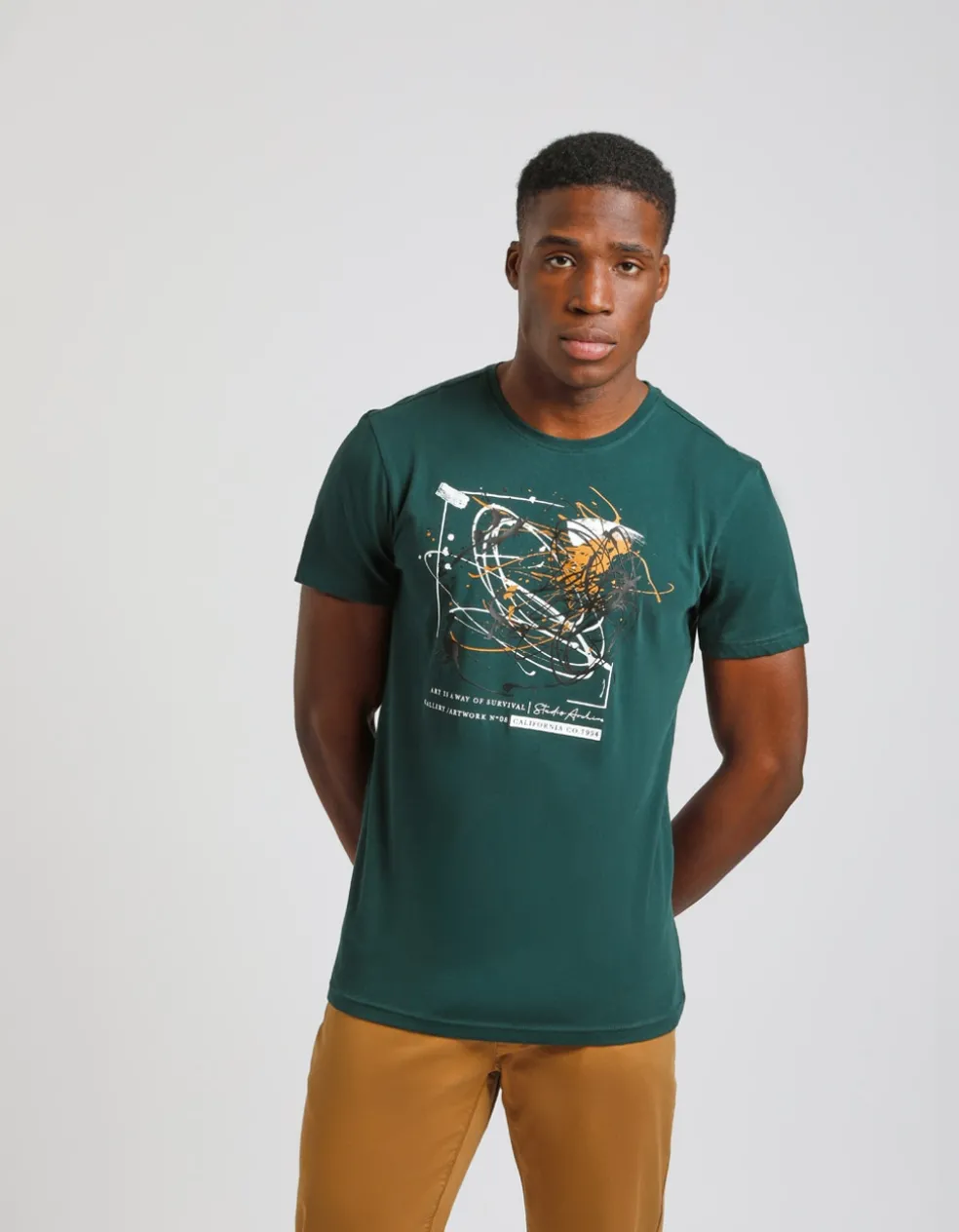 T-shirt 100% cotone con stampa