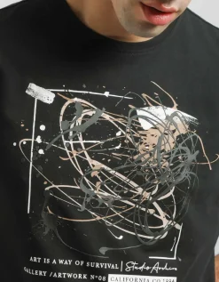 T-shirt 100% cotone con stampa