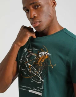 T-shirt 100% cotone con stampa