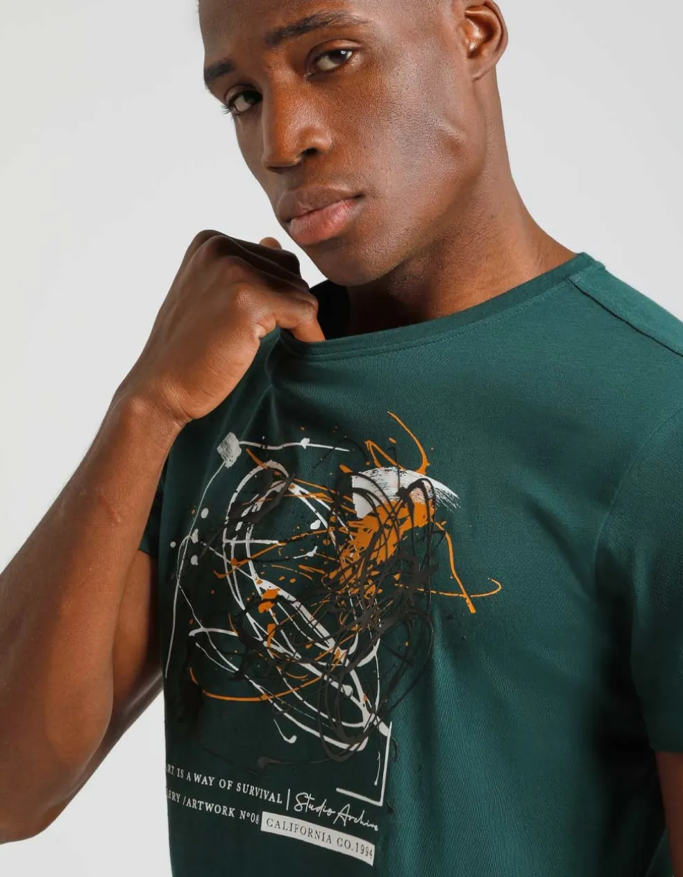 T-shirt 100% cotone con stampa
