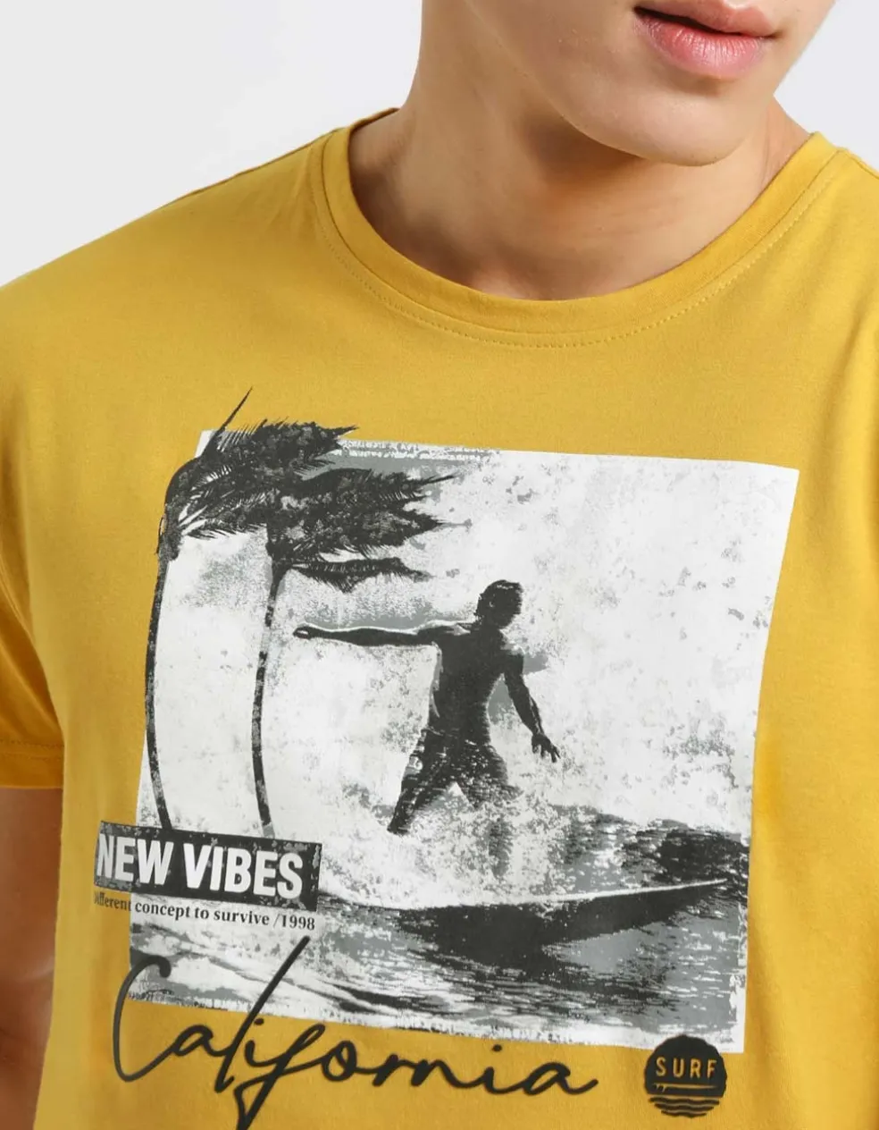 T-shirt 100% cotone con stampa