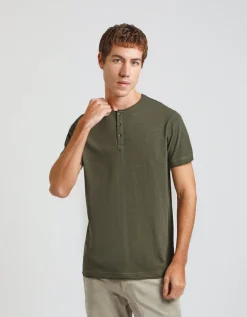 T-shirt collo serafino