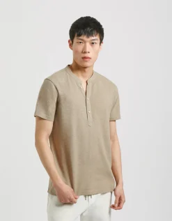 T-shirt collo serafino