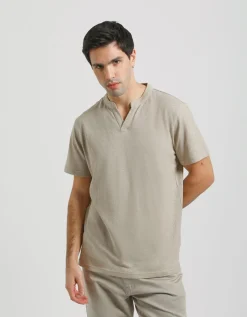 T-shirt con scollo a V
