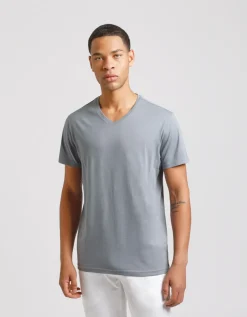 T-shirt con scollo a V