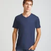 T-shirt con scollo a V