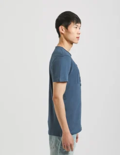 T-shirt con stampa a rilievo