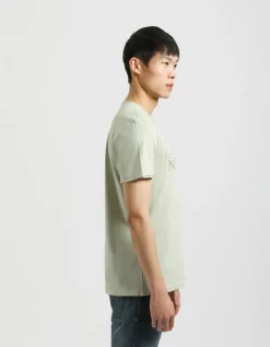 T-shirt con stampa a rilievo
