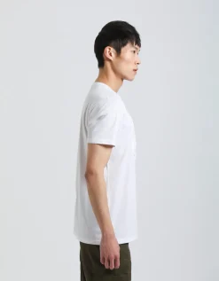 T-shirt con stampa a rilievo