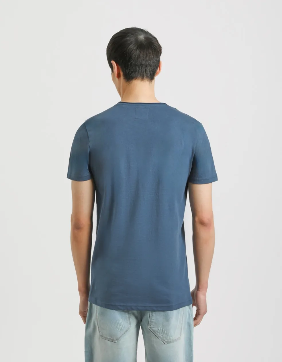 T-shirt con stampa a rilievo