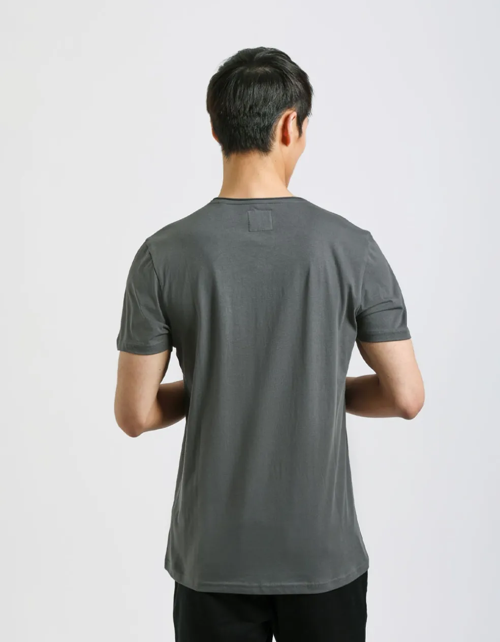 T-shirt con stampa a rilievo