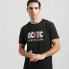 T-shirt con stampa "AC/DC"