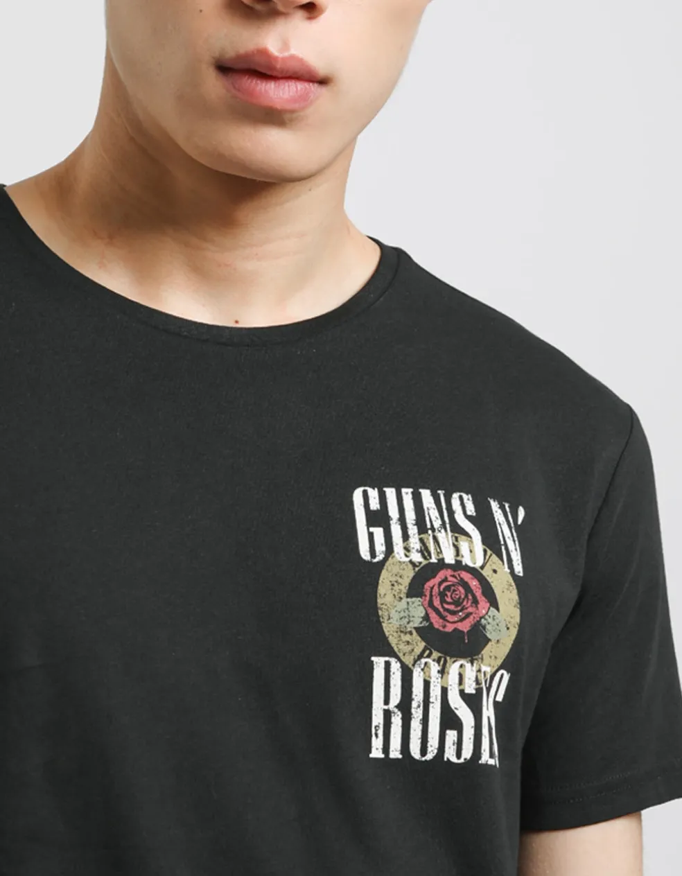 T-shirt con stampa "GUNS N' ROSES"